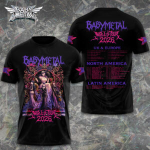 Babymetal World Tour 2026 3D Apparel - GNE6712