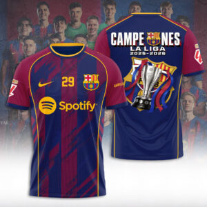 FC Barcelona LaLiga Winners 25/26 3D Apparel - TANTN22818