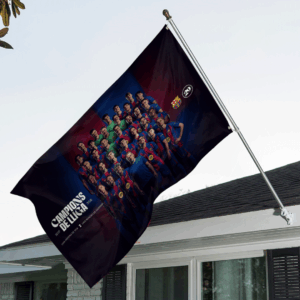 FC Barcelona LaLiga Winners 25/26 3D Double-side House Flag - TANTN22772