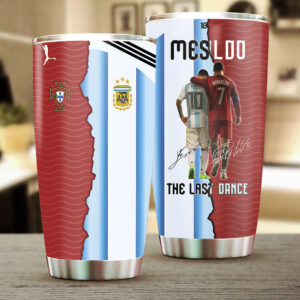 Cristiano Ronaldo x Lionel Messi The Last Dance World Cup 2026  Tumbler Cup - TANTN22976