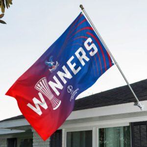 Crystal Palace FC 2026 UEFA Conference League Winners 3D Double-side House Flag - HOATT18296