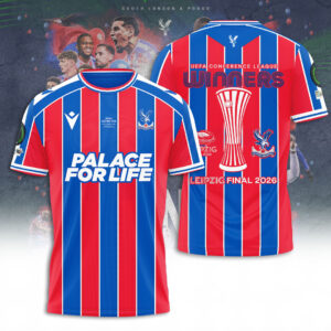 Crystal Palace FC UEFA Conference League Winners 2026 3D Apparel - TANTN23214