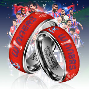 Crystal Palace FC UEFA Conference League Winners 2026 Custom Alloy Ring - TANTN23220