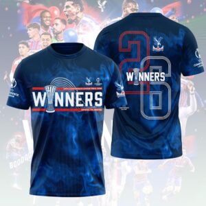 Crystal Palace FC 2026 UEFA Conference League Winners 3D Apparel - HOATT18279