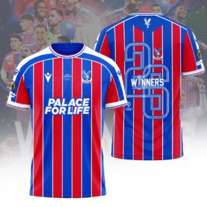 Crystal Palace FC 2026 UEFA Conference League Winners 3D Apparel - HOATT18277