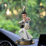 Elvis Presley Custom shape 2-sided Acrylic Car Ornament – TMTHU6180
