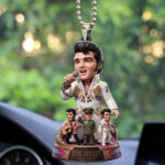 Elvis Presley Custom shape 2-sided Acrylic Car Ornament – TMTHU6243