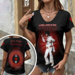Elvis Presley 3D Women’s V-Neck T-Shirt – HOATT17802