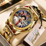 Elvis Presley Alloy Luxury Quartz Watch – TMTHU6263