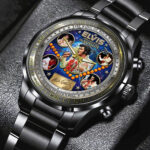 Elvis Presley Black Stainless Steel Watch – TMTHU6502