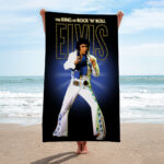Elvis Presley Rectangle Beach Towel – HOATT17823