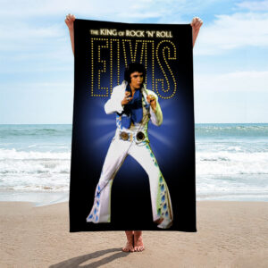 Elvis Presley Rectangle Beach Towel - HOATT17823