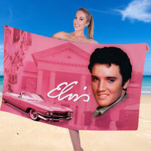 Elvis Presley Rectangle Beach Towel - TANTN22697