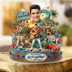 Elvis Presley: Blue Hawaii 65th Anniversary Custom Shape Acrylic Plaque – TMTHU6278