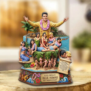Elvis Presley: Blue Hawaii 65th Anniversary Custom Shape Acrylic Plaque - TMTHU6279
