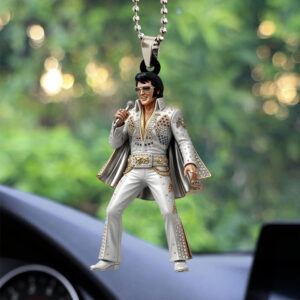 Elvis Presley Custom shape 2-sided Acrylic Car Ornament - TANTN22779