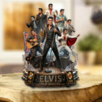 Elvis Presley Custom Shape Acrylic Plaque – TMTHU6452