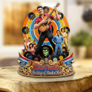 Elvis Presley Custom Shape Acrylic Plaque - TMTHU6458