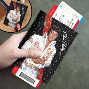 Elvis Presley Leather Passport Cover - HOATT18020