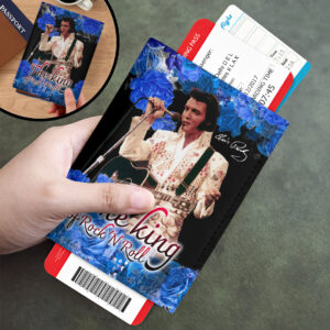 Elvis Presley Leather Passport Cover - HOATT18021