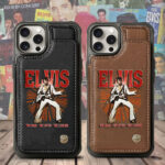 Elvis Presley Leather Wallet Phone Case – TMTHU5961