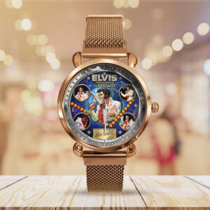 Elvis Presley Mesh Strap Quartz Watch - TMTHU6503