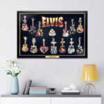 Elvis Presley Rectangle Canvas With Inner Frame – TMTHU5627