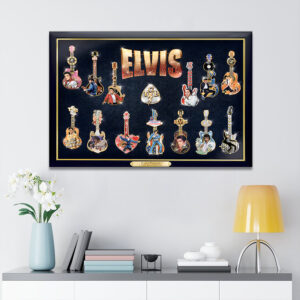 Elvis Presley Rectangle Canvas With Inner Frame - TMTHU5627