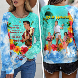 Elvis Presley Round Neck Raglan Sleeve Sweatshirt – HOATT18270