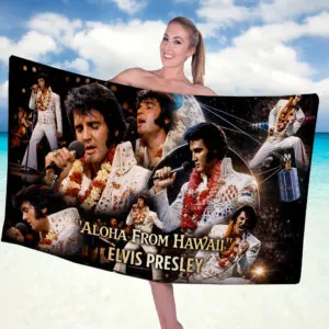 Elvis Presley Rectangle Beach Towel - GNE6313