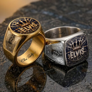 Elvis Presley 3D Engraved Ring - TANTN23233
