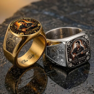 Elvis Presley 3D Engraved Ring - TANTN23234