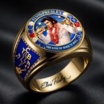 Elvis Presley 3D Engraved Ring – HOATT18260