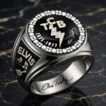 Elvis Presley 3D Engraved Ring – HOATT18261