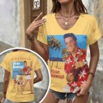 Elvis Presley 3D Women’s V-Neck T-Shirt – HOATT18258
