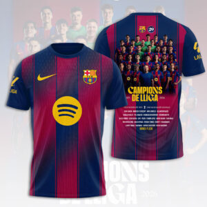 FC Barcelona La Liga 25/26 Champions 3D Apparel - HOATT17871