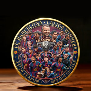 FC Barcelona LaLiga Winners 25/26 Commemorative Coin - TMTHU6058