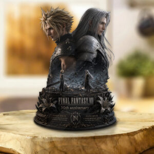 Final Fantasy VII 30th Anniversary Custom Shape Acrylic Plaque - GNE6544