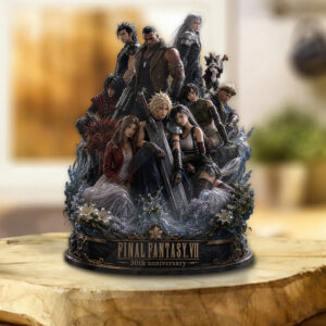 Final Fantasy VII 30th Anniversary Custom Shape Acrylic Plaque - GNE6545