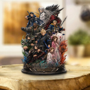Final Fantasy VII 30th Anniversary Custom Shape Acrylic Plaque - GNE6390