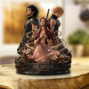 Final Fantasy VII 30th Anniversary Custom Shape Acrylic Plaque - GNE6394