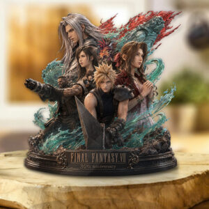 Final Fantasy VII 30th Anniversary Custom Shape Acrylic Plaque - GNE6395