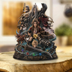 Final Fantasy VII 30th Anniversary Custom Shape Acrylic Plaque - GNE6437