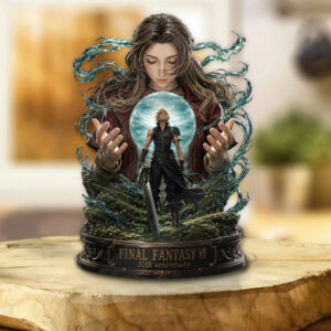 Final Fantasy VII 30th Anniversary Custom Shape Acrylic Plaque - GNE6498