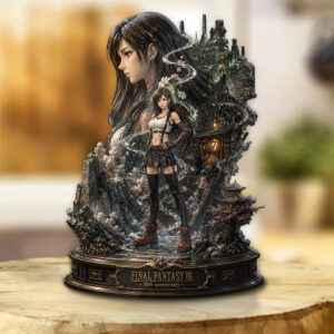 Final Fantasy VII 30th Anniversary Custom Shape Acrylic Plaque - GNE6731
