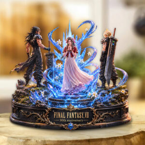 Final Fantasy VII 30th Anniversary Custom Shape Acrylic Plaque - GNE6733