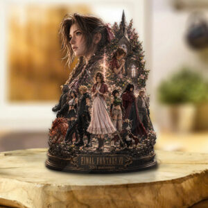 Final Fantasy VII 30th Anniversary Custom Shape Acrylic Plaque - GNE6396