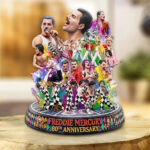 Freddie Mercury 80th Anniversary Custom Shape Acrylic Plaque – TMTHU6143