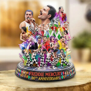Freddie Mercury 80th Anniversary Custom Shape Acrylic Plaque - TMTHU6143