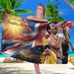 Freddie Mercury 80th Anniversary Rectangle Beach Towel – TMTHU5933